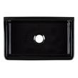 30" Grigham Fireclay Farmhouse Sink - Gloss Black, , large image number 3