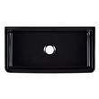 36" Grigham Fireclay Farmhouse Sink - Gloss Black, , large image number 3