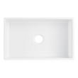 30" Rowena Fireclay Farmhouse Sink - White, , large image number 3
