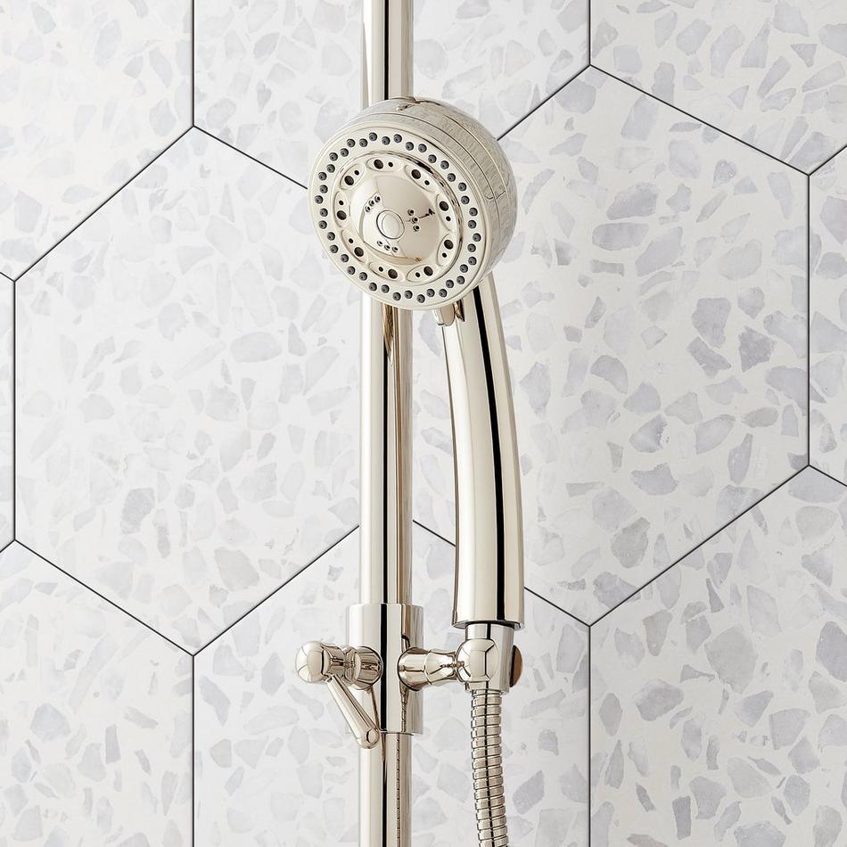 Pendleton Pressure Balance Shower System with Slide Bar and Hand Shower - Polished Nickel, , large image number 4