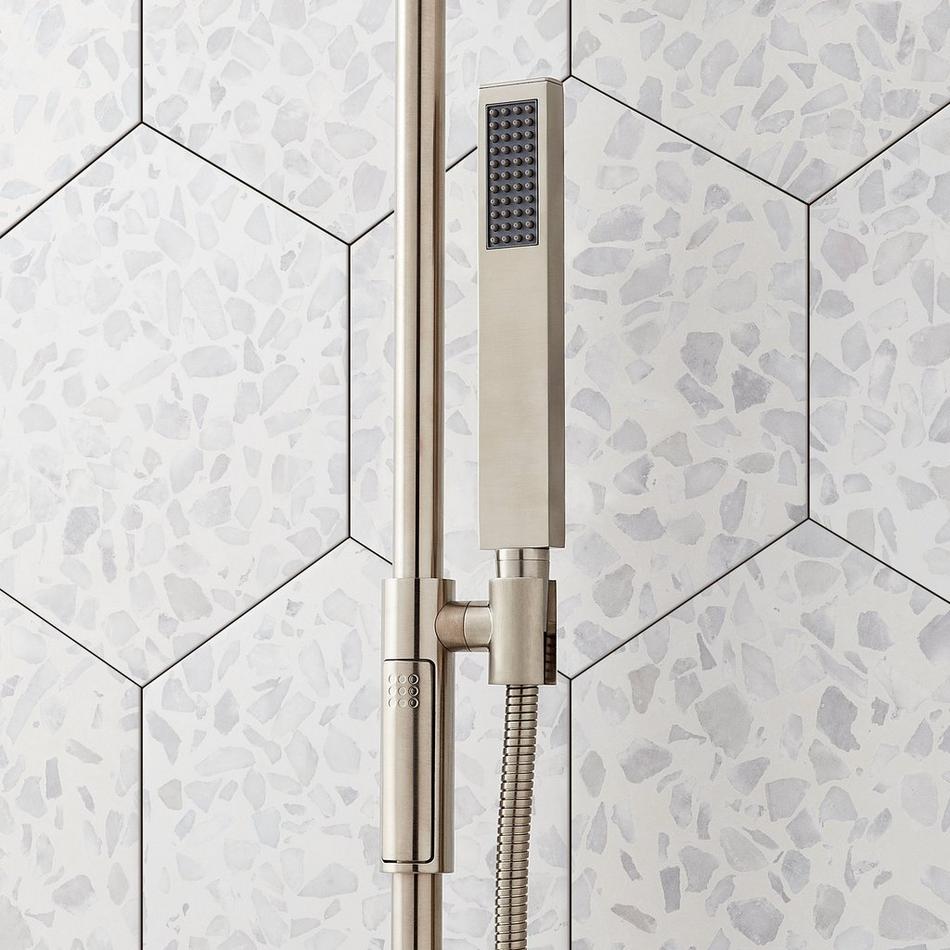 Vilamonte Pressure Balance Shower System with Slide Bar and Hand Shower, , large image number 5