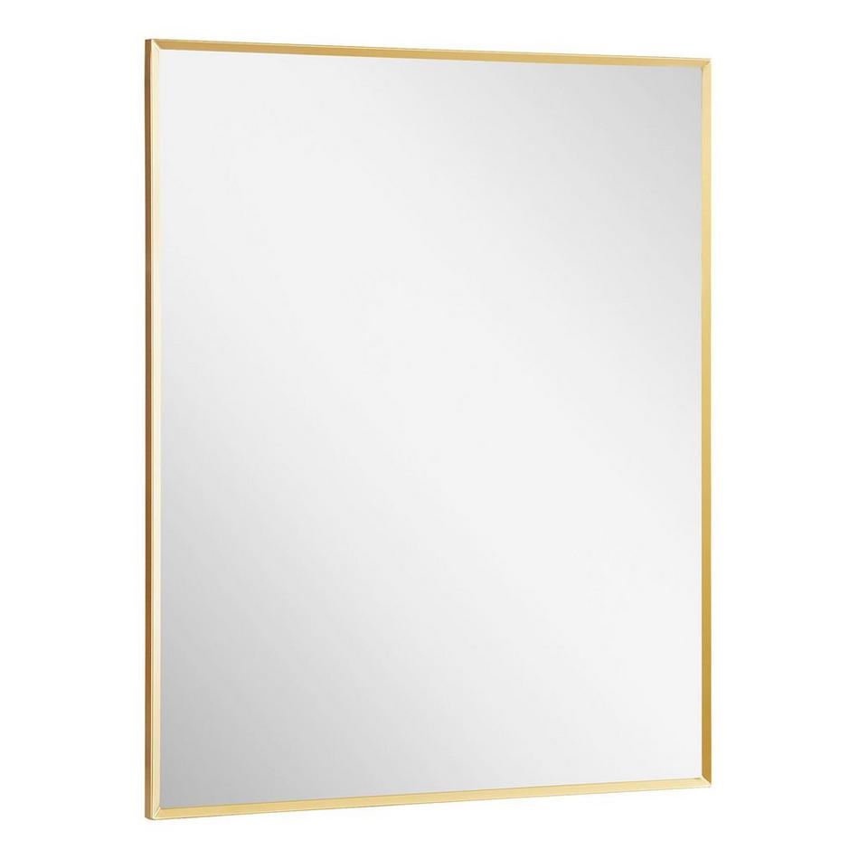 Kardon Rectangular Framed Mirror - Satin Gold, , large image number 1