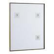 Kardon Rectangular Framed Mirror - Satin Gold, , large image number 2