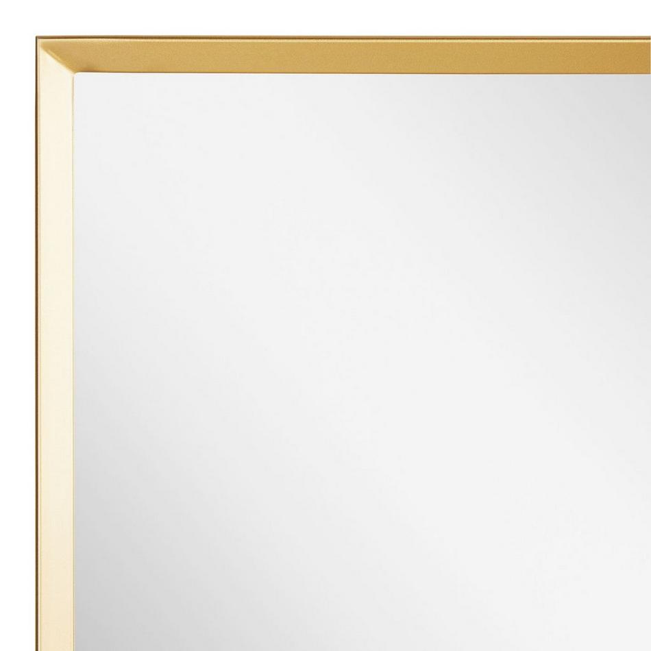 Kardon Rectangular Framed Mirror - Satin Gold, , large image number 3