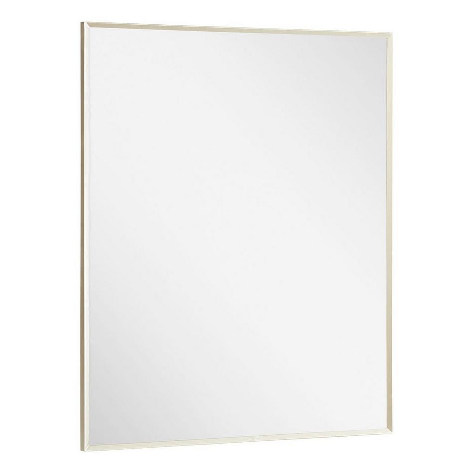 Kardon Rectangular Framed Mirror - Satin Nickel, , large image number 1