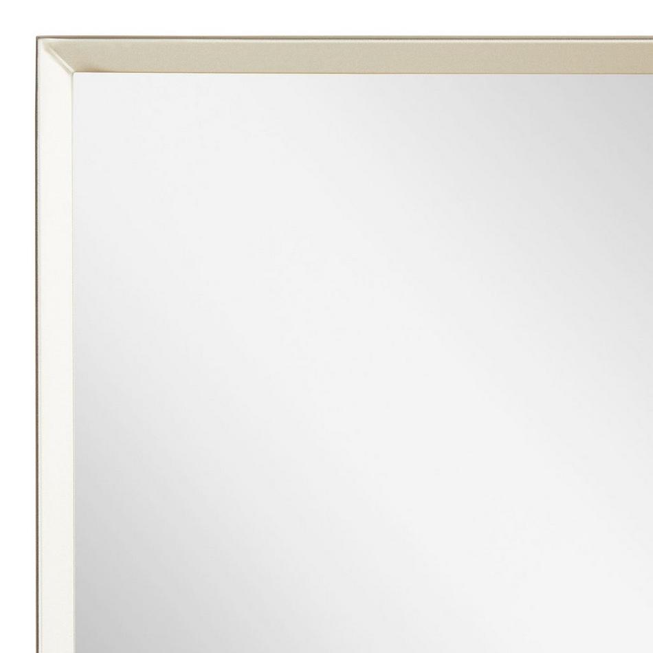Kardon Rectangular Framed Mirror - Satin Nickel, , large image number 3
