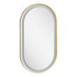 18" Faysel Oval Lighted Mirror - Satin Gold, , large image number 3