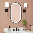 Faysel Oval Lighted Mirror, , large image number 0