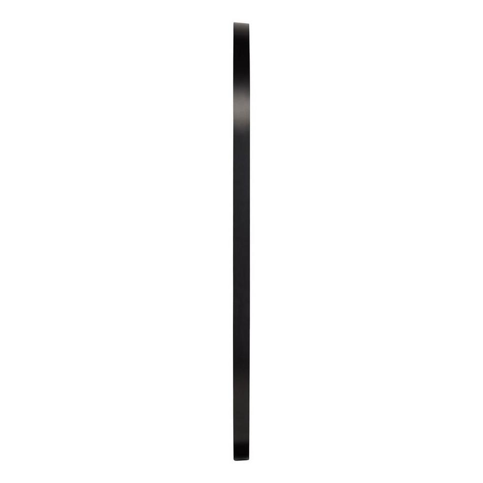24" Faysel Oval Lighted Mirror - Matte Black Powder Coat, , large image number 4