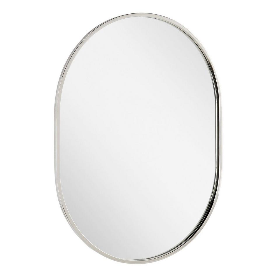Colborne Oval Decorative Vanity Mirror - Polished Nickel, , large image number 1