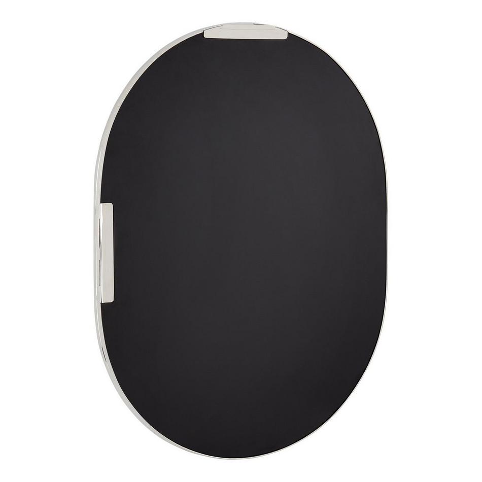 Colborne Oval Decorative Vanity Mirror - Polished Nickel, , large image number 2