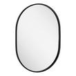 Colborne Oval Decorative Vanity Mirror - Matte Black, , large image number 1