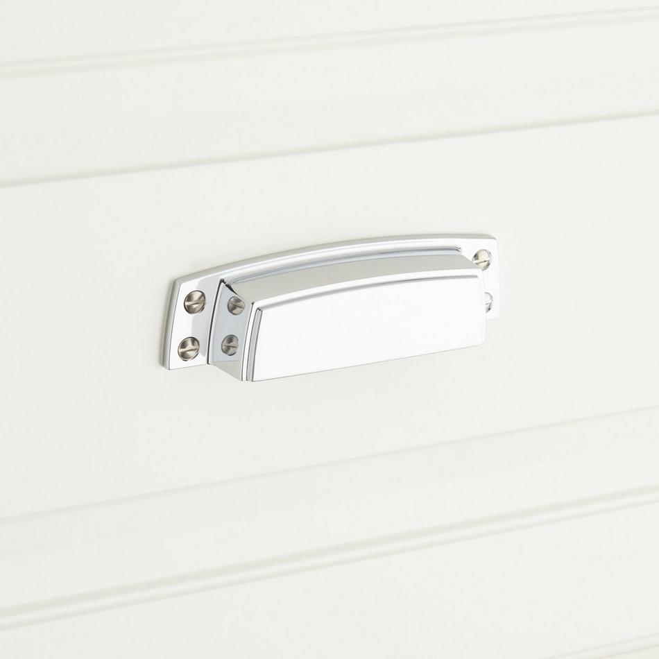 3-1/2" Spurlock Cup Pull - Polished Chrome, , large image number 3