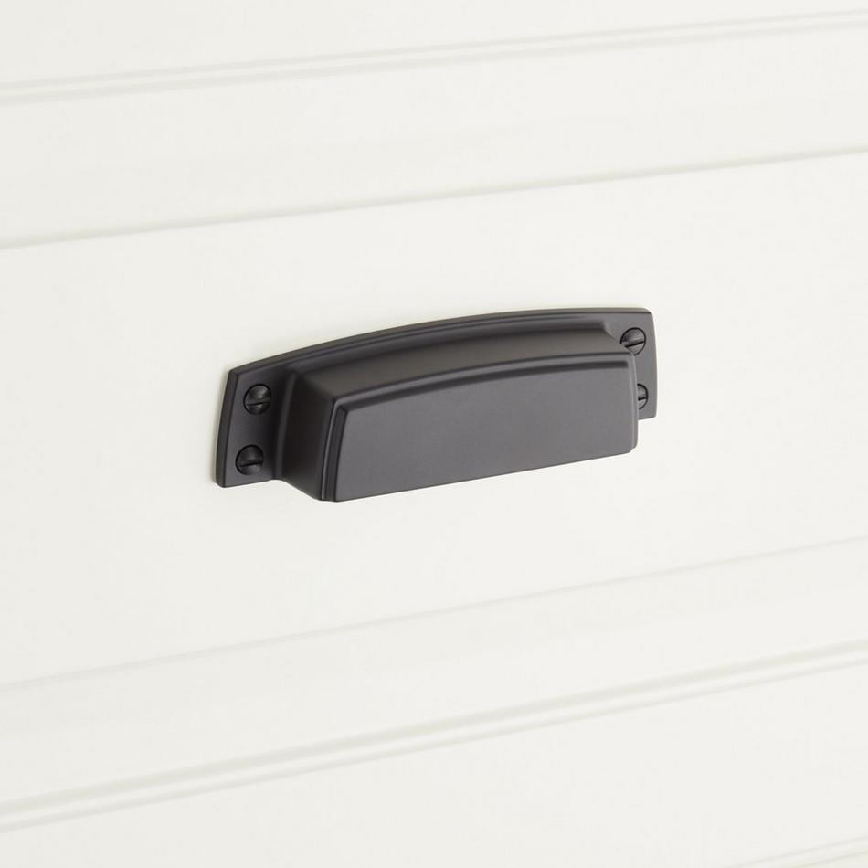 3-1/2" Spurlock Cup Pull - Black Bronze, , large image number 3