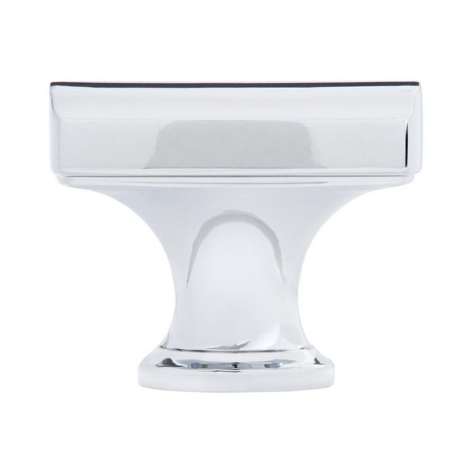 1-3/8" Spurlock Rectangular Cabinet Knob - Polished Chrome, , large image number 2