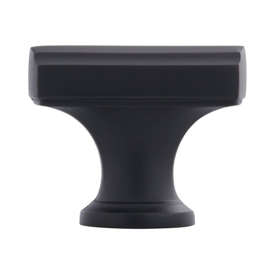 1-3/8" Spurlock Rectangular Cabinet Knob - Black Bronze, , large image number 2