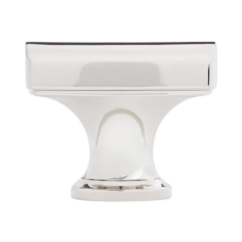 1-3/8" Spurlock Rectangular Cabinet Knob - Polished Nickel, , large image number 2