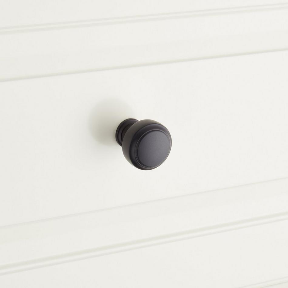 1-3/16" Spurlock Round Cabinet Knob - Black Bronze, , large image number 3