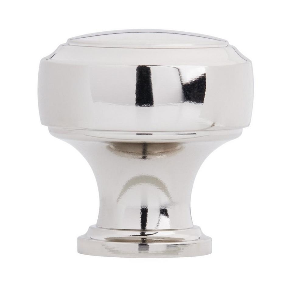1-3/16" Spurlock Round Cabinet Knob - Polished Nickel, , large image number 2