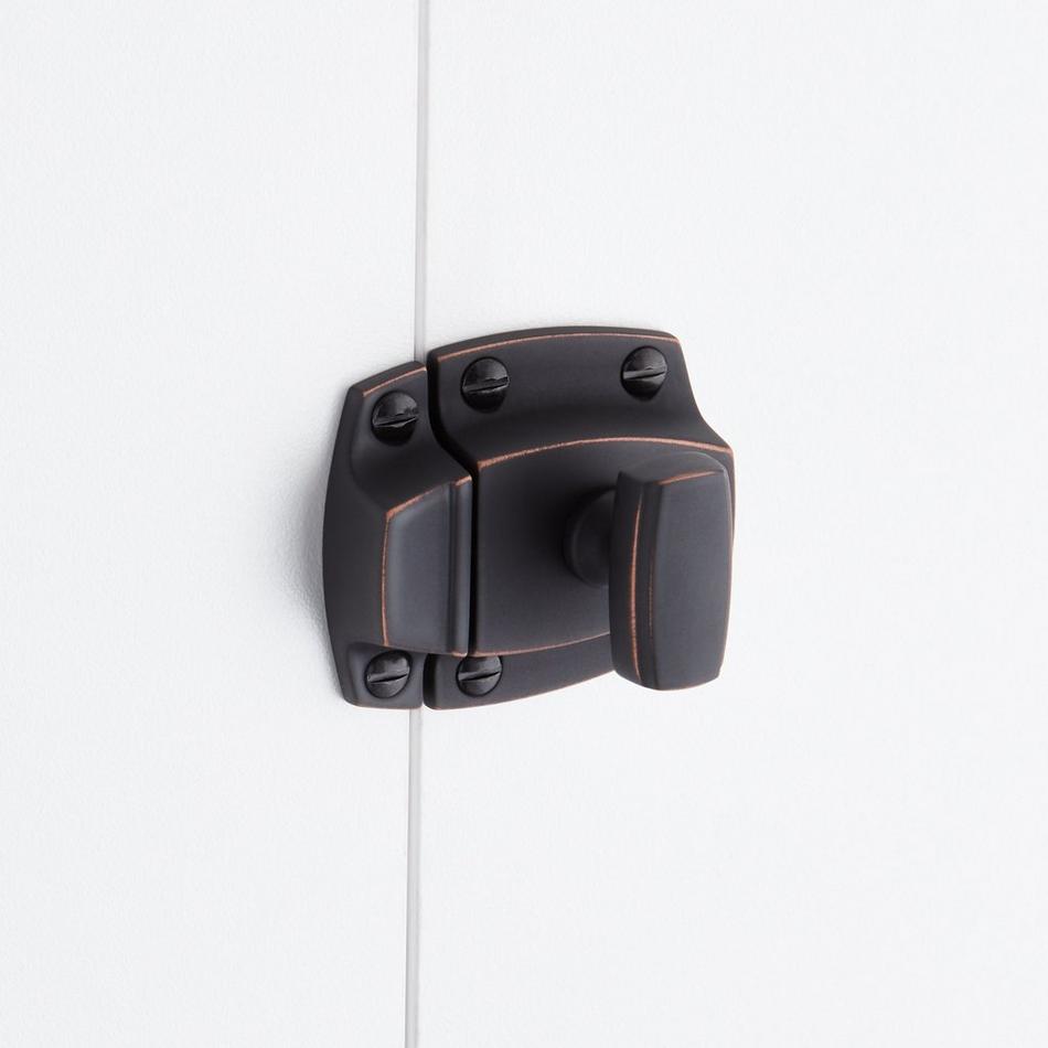 1-7/8" Spurlock Cabinet Latch - Dark Oiled Bronze, , large image number 3