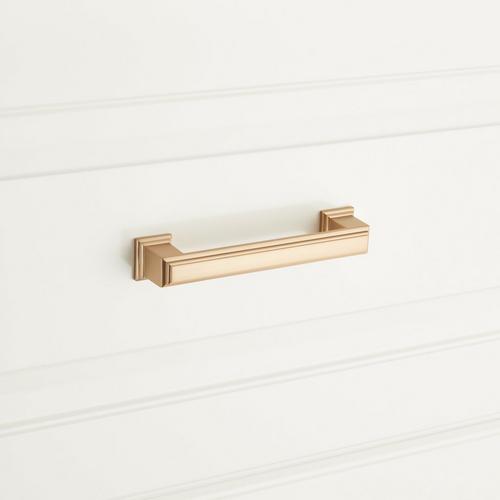 3-3/4" Rubeus Cabinet Pull - Champaign Bronze