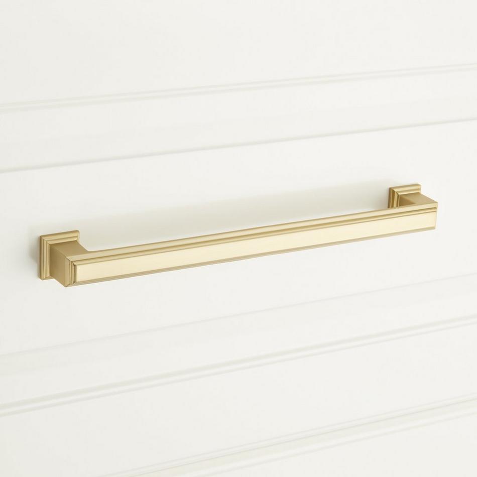7-9/16" Rubeus Cabinet Pull - Golden Champagne, , large image number 3