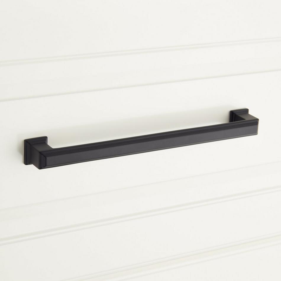 7-9/16" Rubeus Cabinet Pull - Matte Black, , large image number 3