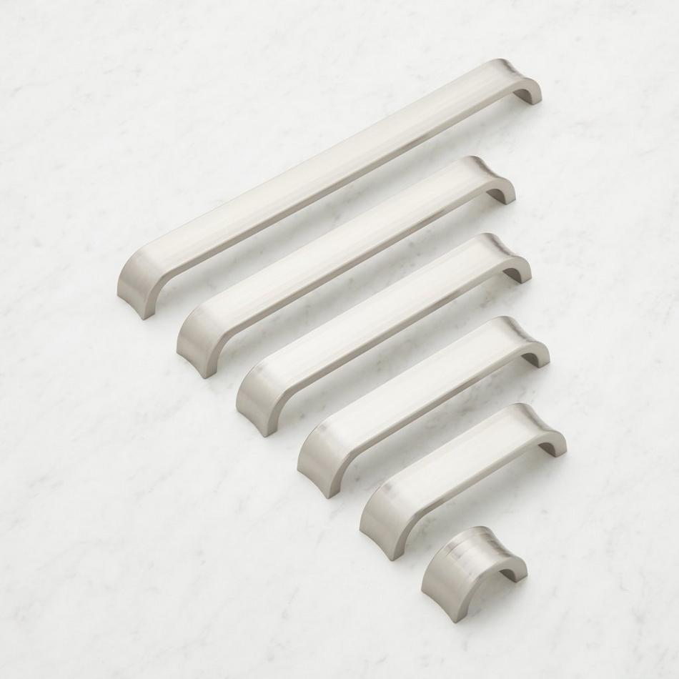 1-1/4" Dolorue Finger Pull - Satin Nickel, , large image number 1