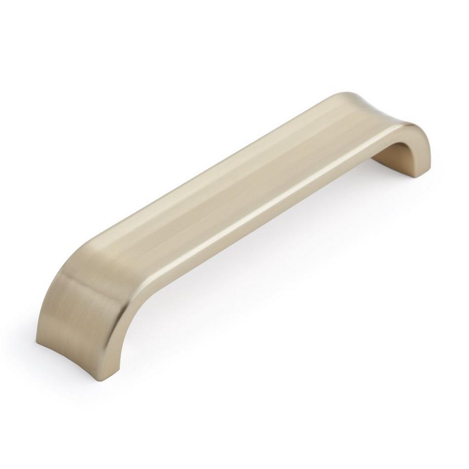 3-3/4" Dolorue Arched Cabinet Pull - Golden Champagne, , large image number 0