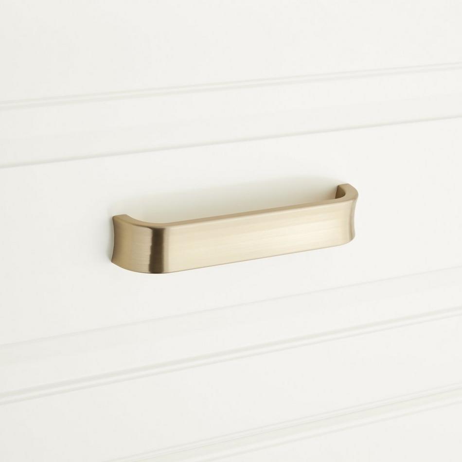 3-3/4" Dolorue Arched Cabinet Pull - Golden Champagne, , large image number 3