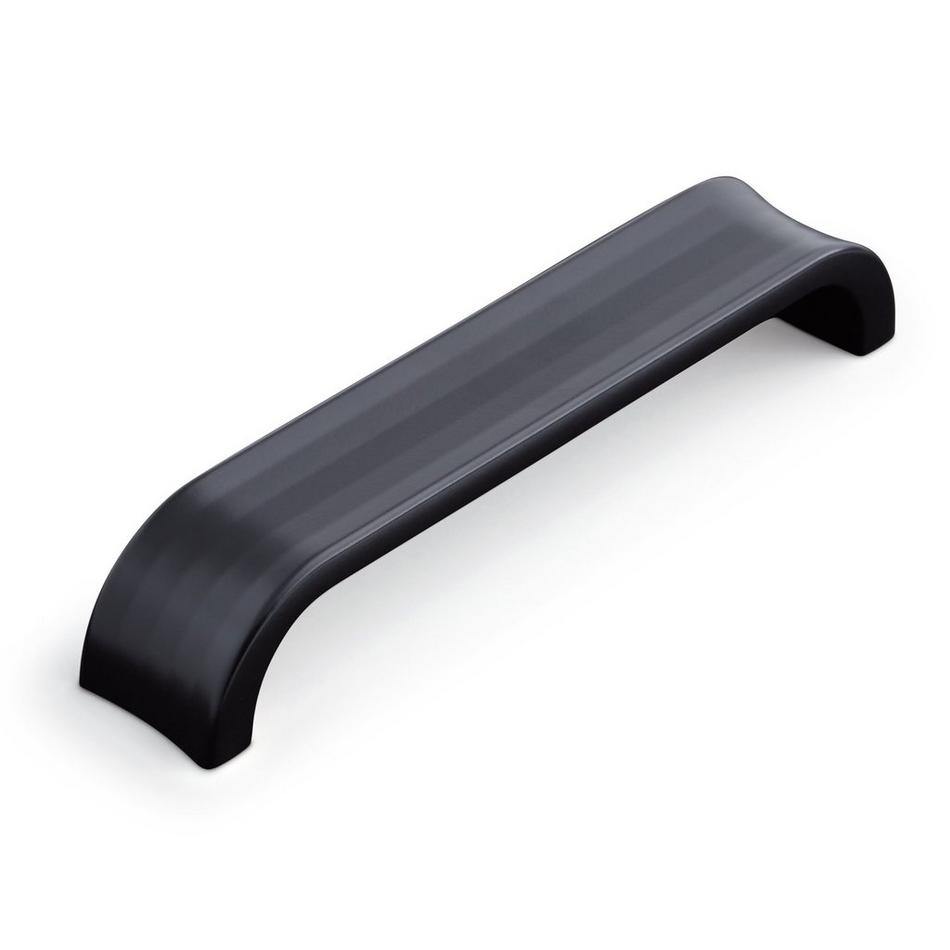 3-3/4" Dolorue Arched Cabinet Pull - Matte Black, , large image number 0