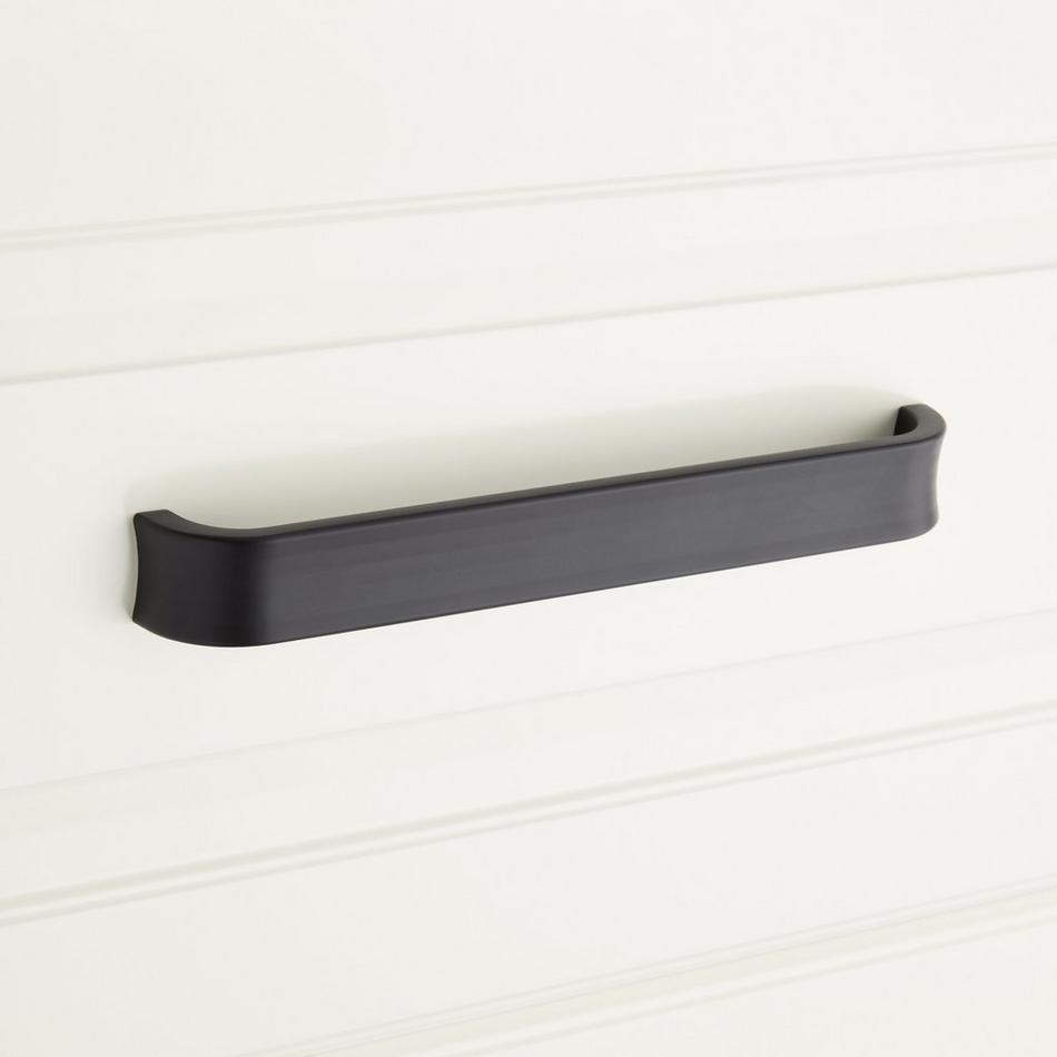 7-9/16" Dolorue Arched Cabinet Pull - Matte Black, , large image number 3