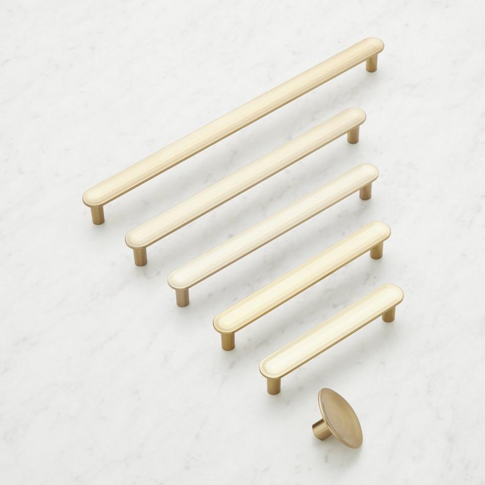 3-3/4" Dolorue Bar Cabinet Pull - Golden Champagne, , large image number 1