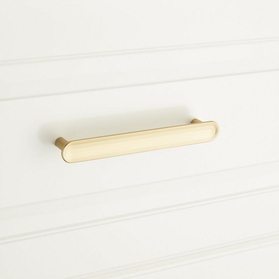 3-3/4" Dolorue Bar Cabinet Pull - Golden Champagne, , large image number 3