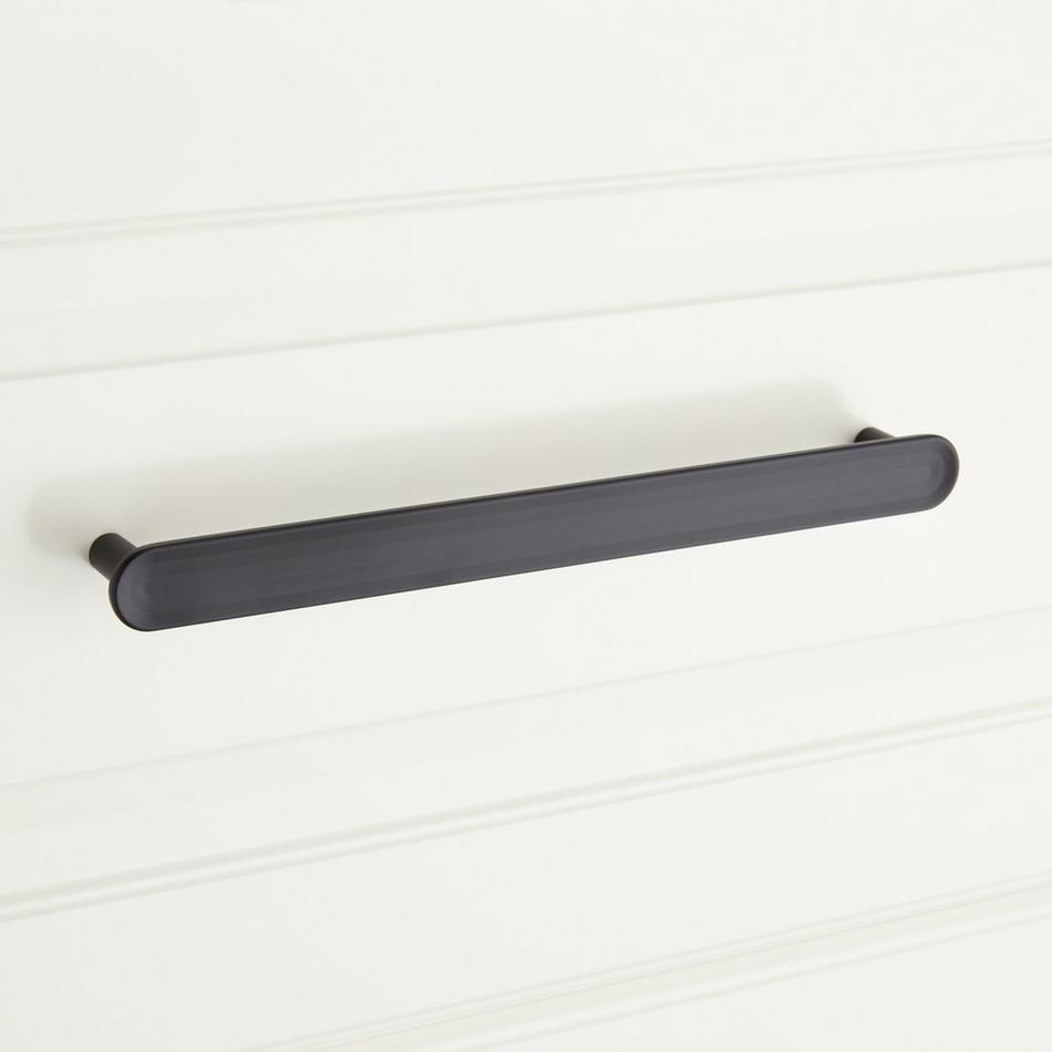 10-1/16" Dolorue Bar Cabinet Pull - Matte Black, , large image number 3