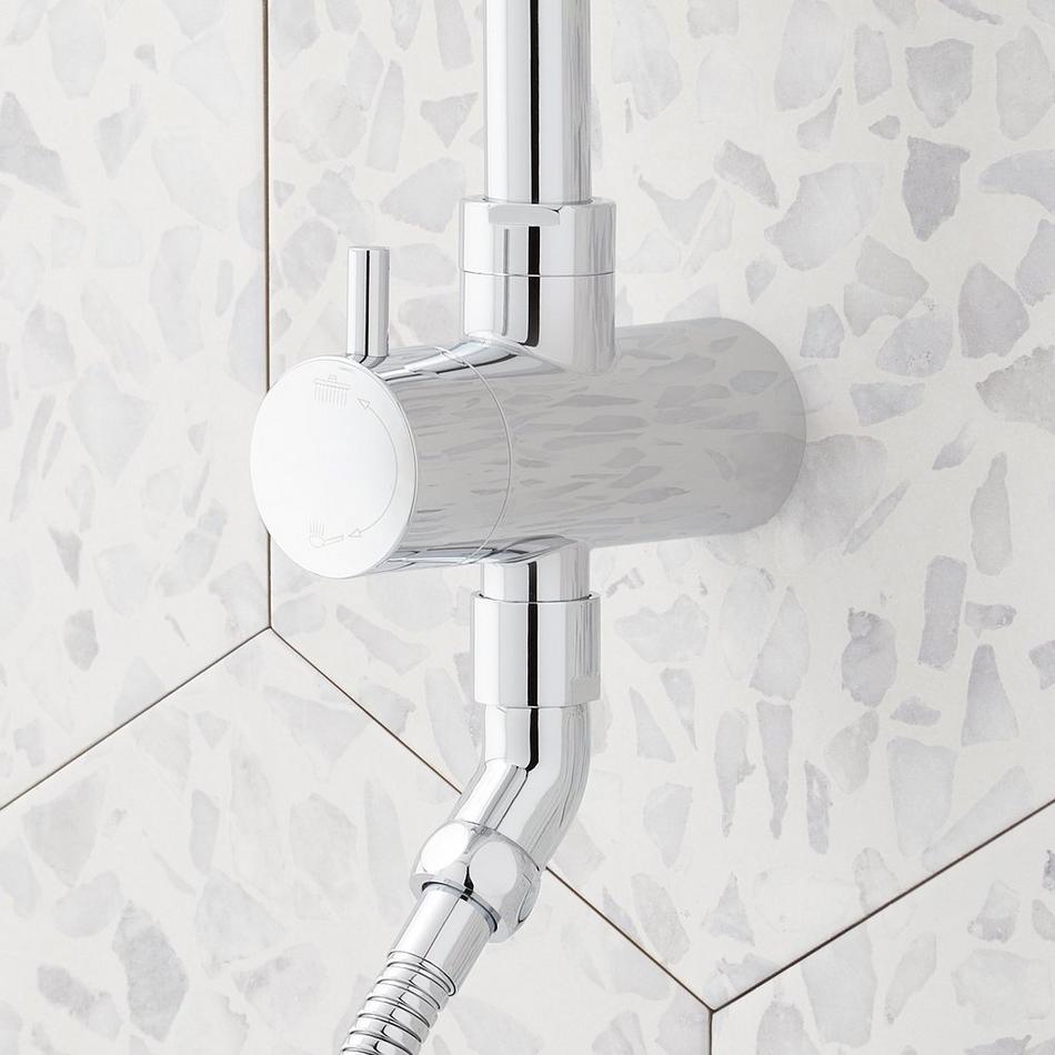 Retrofit Exposed Pipe Shower Set - Chrome, , large image number 2