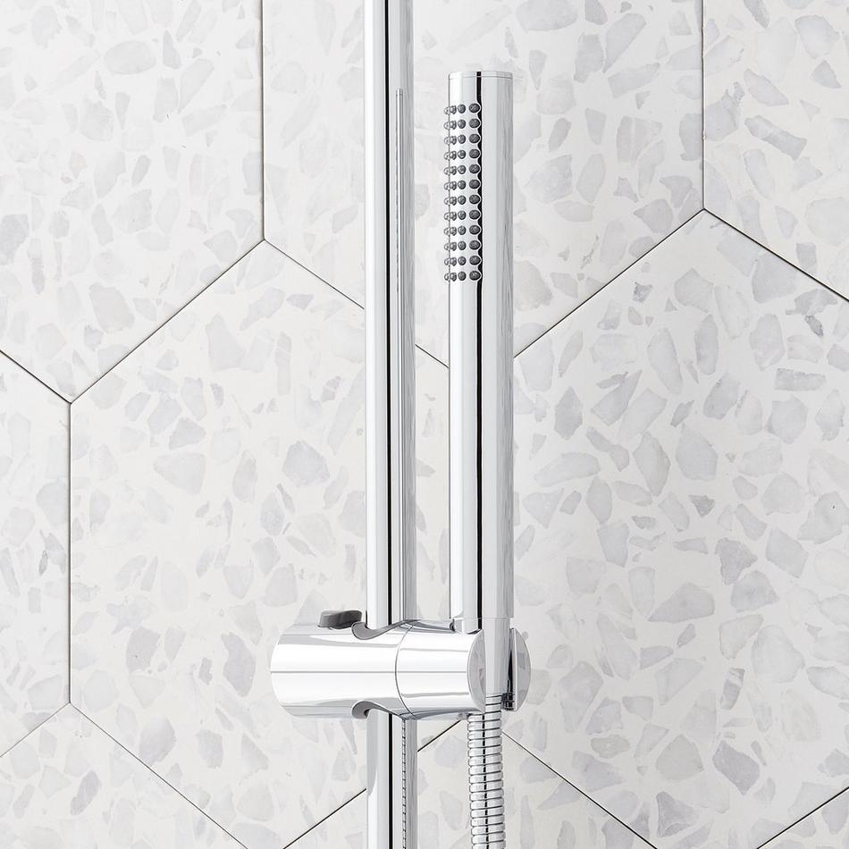 Retrofit Exposed Pipe Shower Set - Chrome, , large image number 3