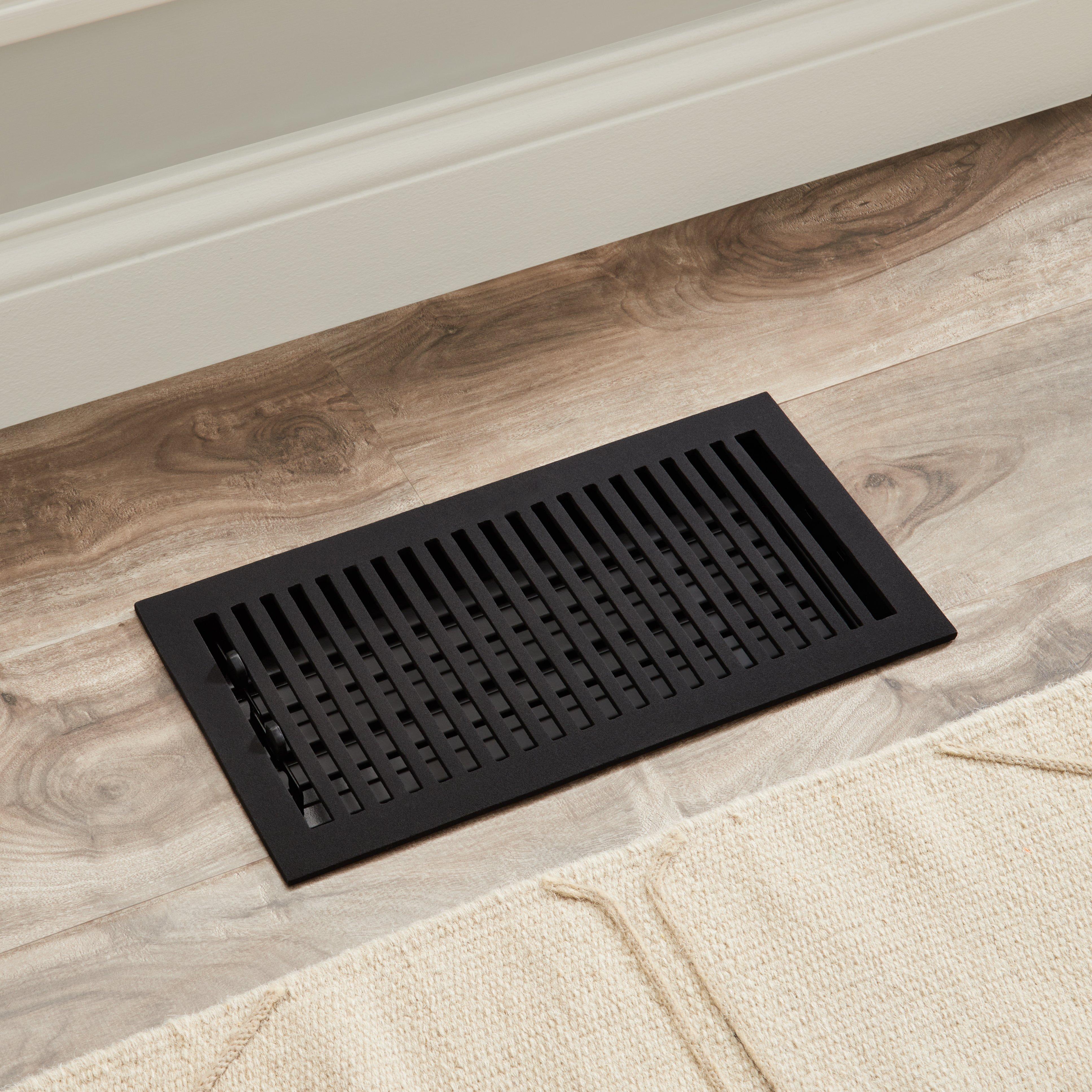 Modern Cast Iron Oversized Floor Register | Signature Hardware