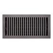 Modern Solid Brass Oversized Floor Register - Oil Rubbed Bronze - 6" X 10" (7" x 11-1/4" Overall), , large image number 0