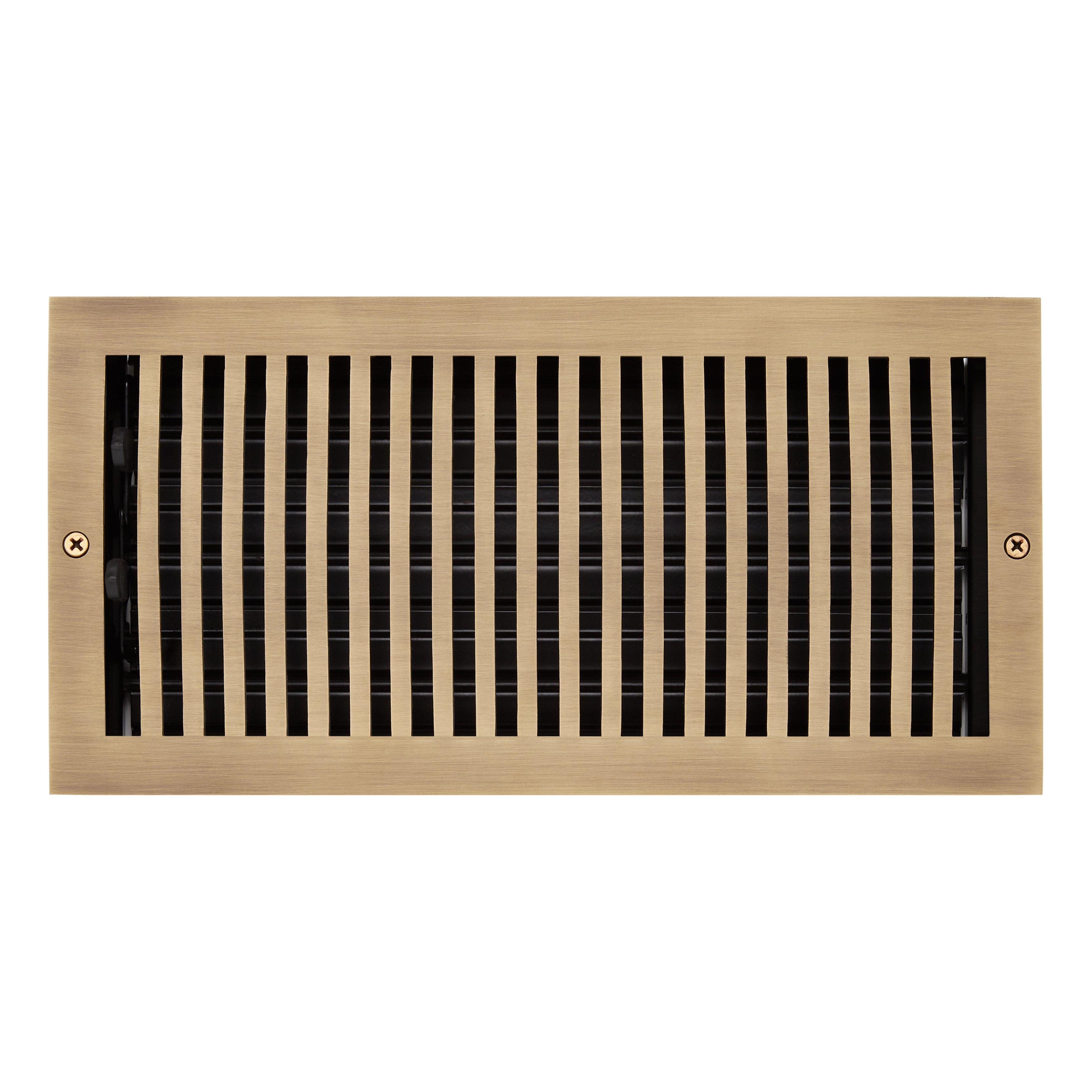 Modern Brass Oversized Wall Register | Signature Hardware