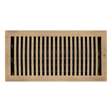 Modern Brass Oversized Wall Register