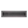 Modern Solid Brass Floor/Wall Register - Oil Rubbed Bronze- 2-1/4" X 10" (3-1/2" x 11-5/16" Overall), , large image number 0