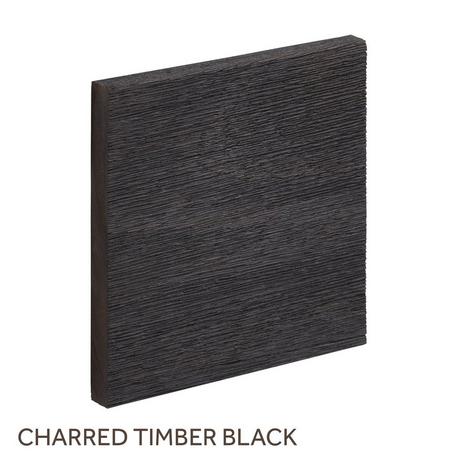 Wood Finish Sample - Charred Timber Black