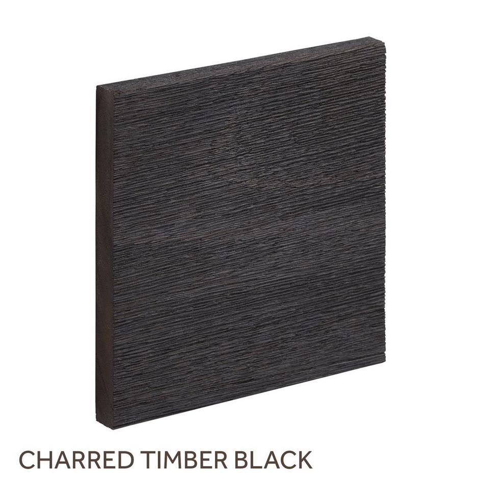 Wood Finish Sample - Charred Timber Black, , large image number 0