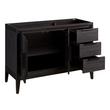 48" Aliso Teak Vanity - Charred Timber Black - Vanity Cabinet Only, , large image number 1