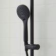 Hollybrook Thermostatic Exposed Pipe Shower with Hand Shower - Matte Black, , large image number 3