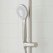 Hollybrook Thermostatic Exposed Pipe Shower with Hand Shower - Brushed Nickel, , large image number 3