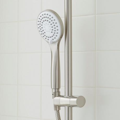 Hollybrook Thermostatic Exposed Pipe Shower with Hand Shower