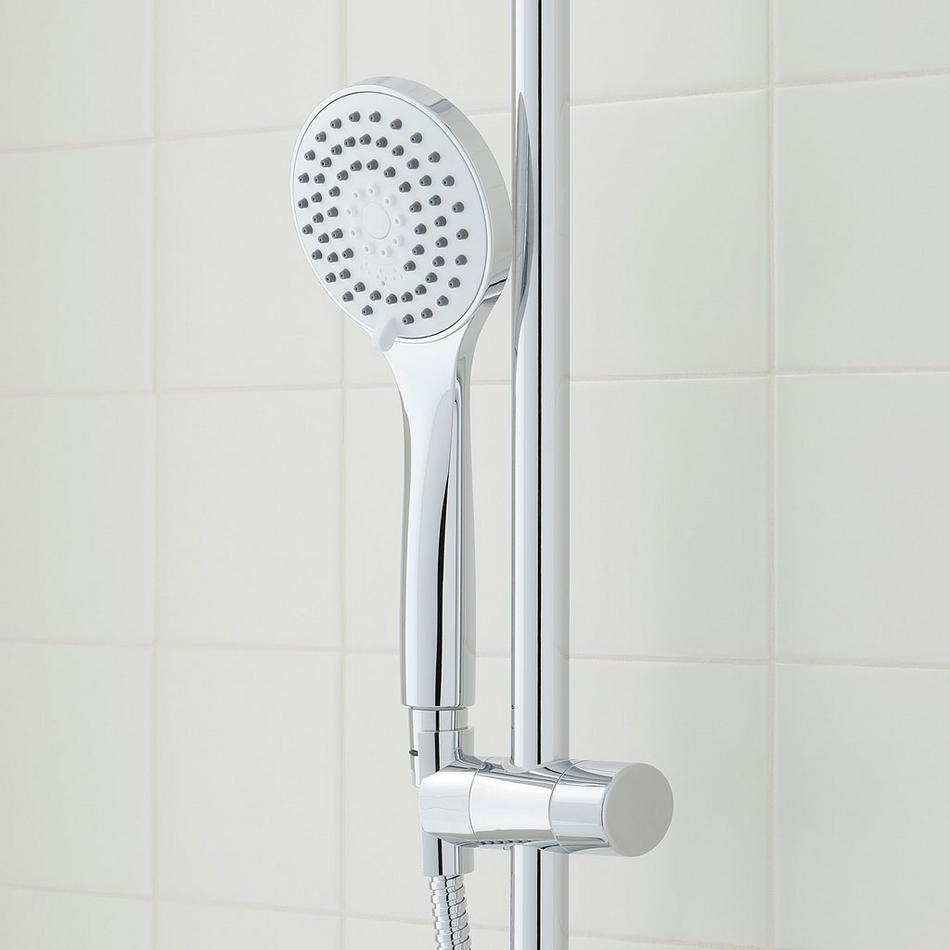 Hollybrook Thermostatic Exposed Pipe Shower with Hand Shower, , large image number 5