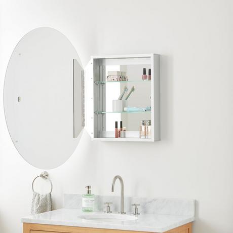 Montrese Medicine Cabinet with Mirror & Adjustable Shelves